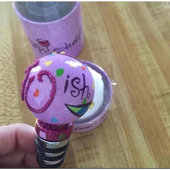 NEW IN BOX- Top Shelf 30ish Wine Stopper - Picture 5 of 6